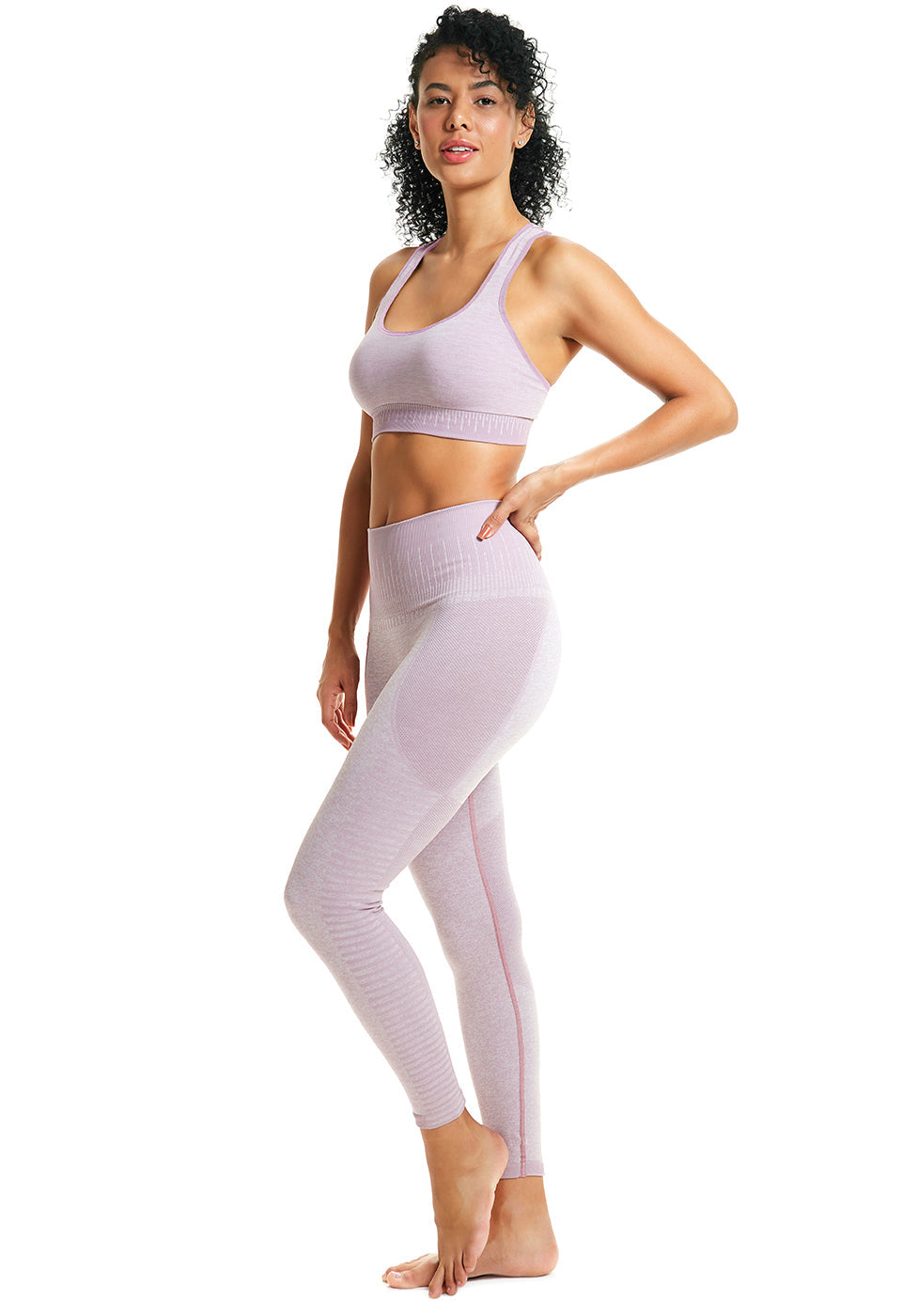 Legging Fitness avec Poche Rose