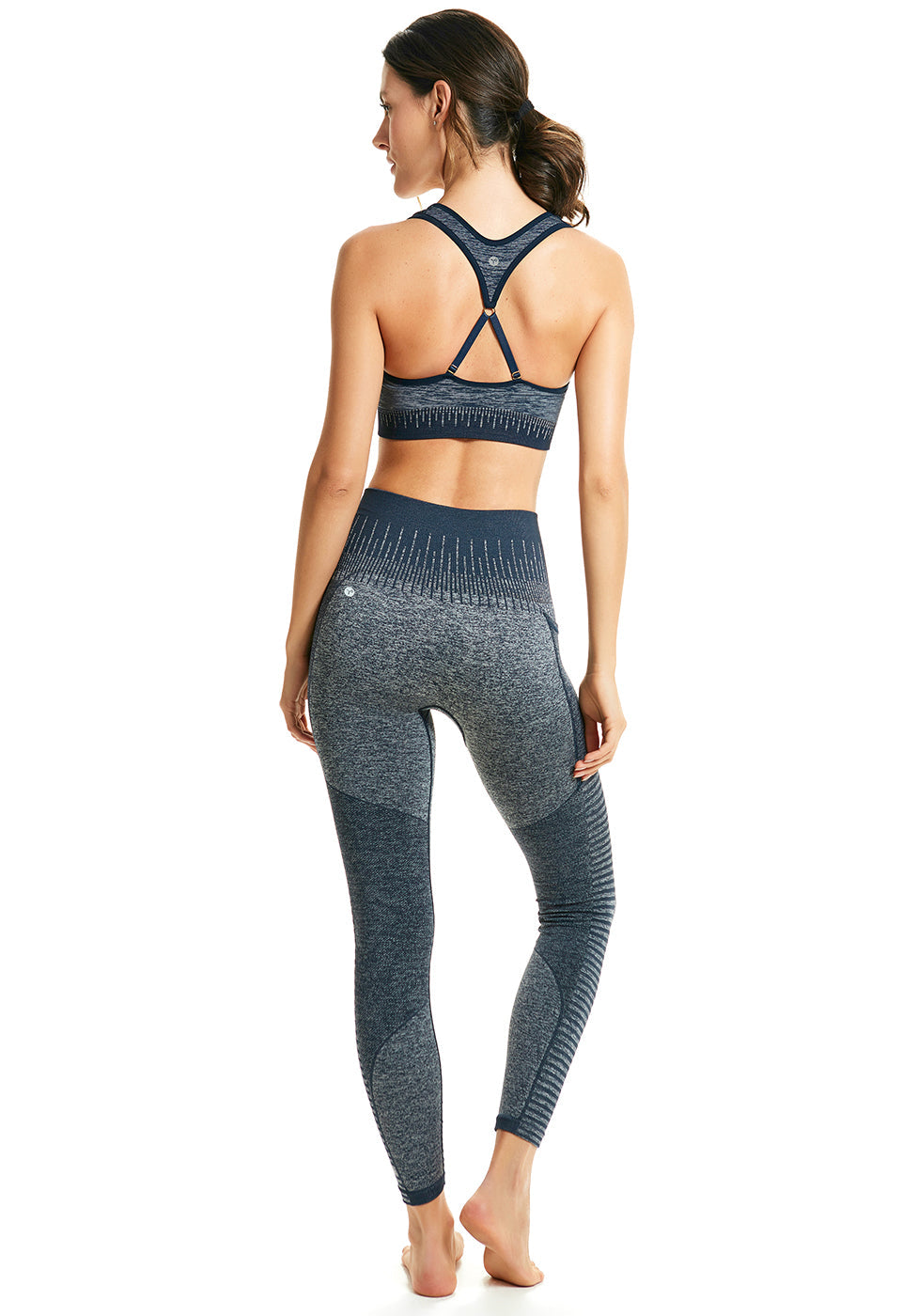 Legging Fitness avec Poche Bleu Marine