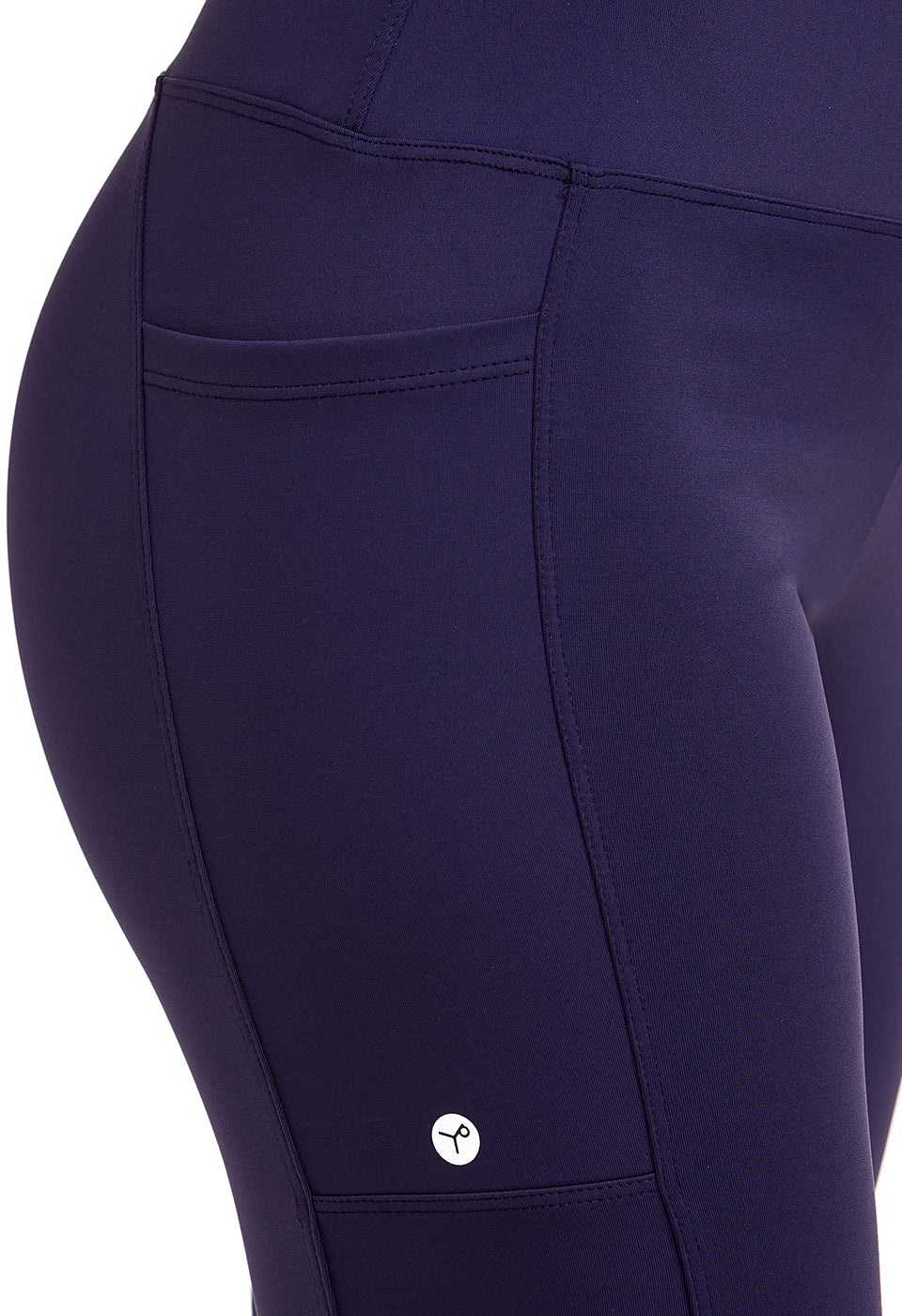 Legging Fitness en Microfibre avec Poche Indigo