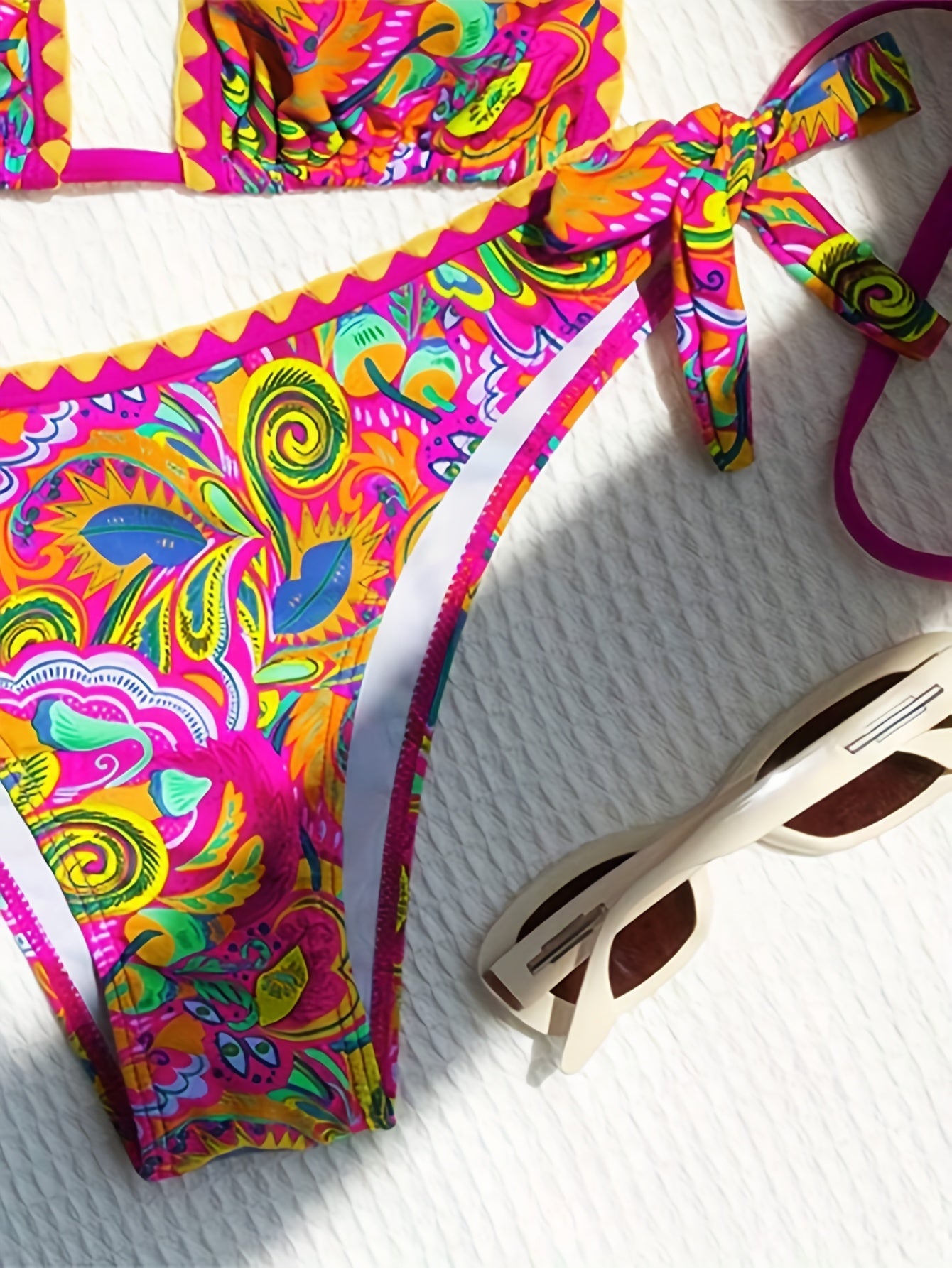 Maillots de bain bikini dos nu à bretelles