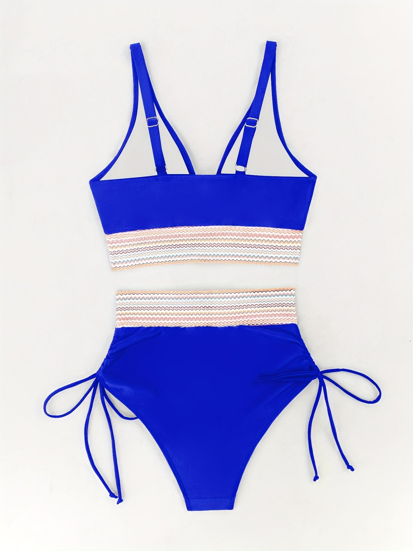 Bikini V-Neck String taille haute avec lien latéral