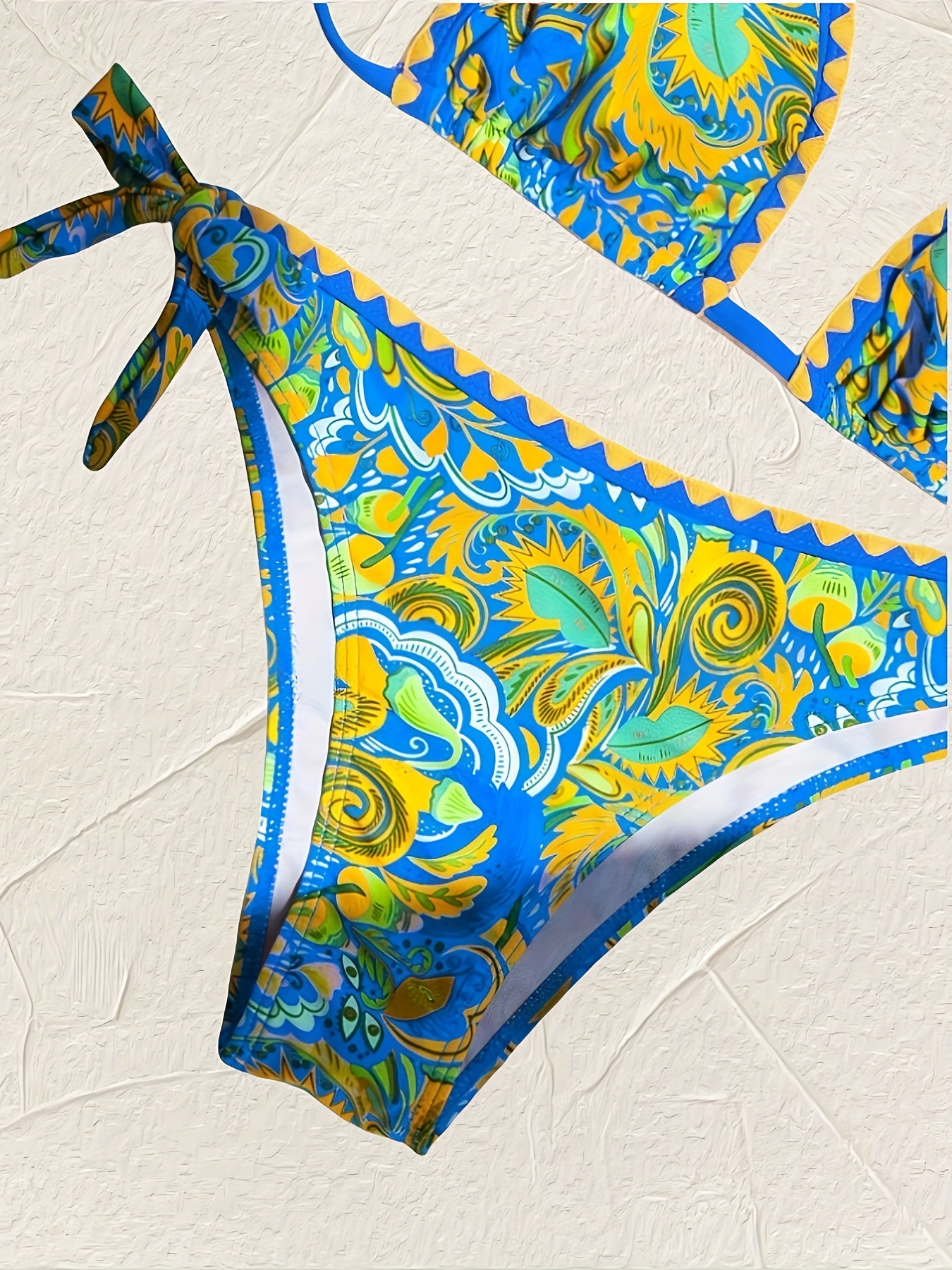 Maillots de bain bikini dos nu à bretelles