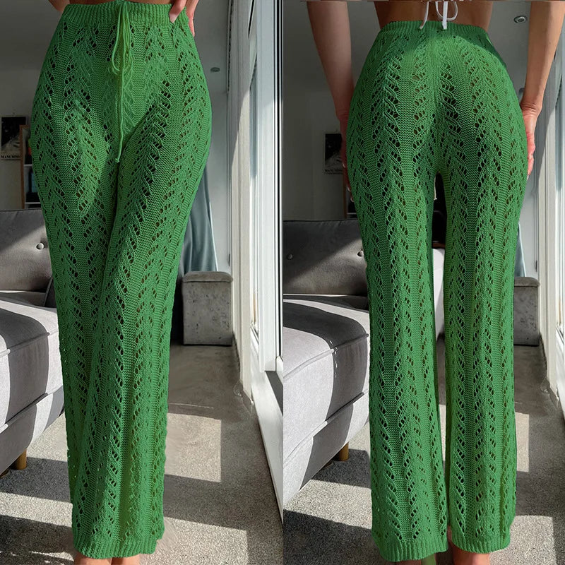 Beach Wear - Pantalon décontracté Couleur unie