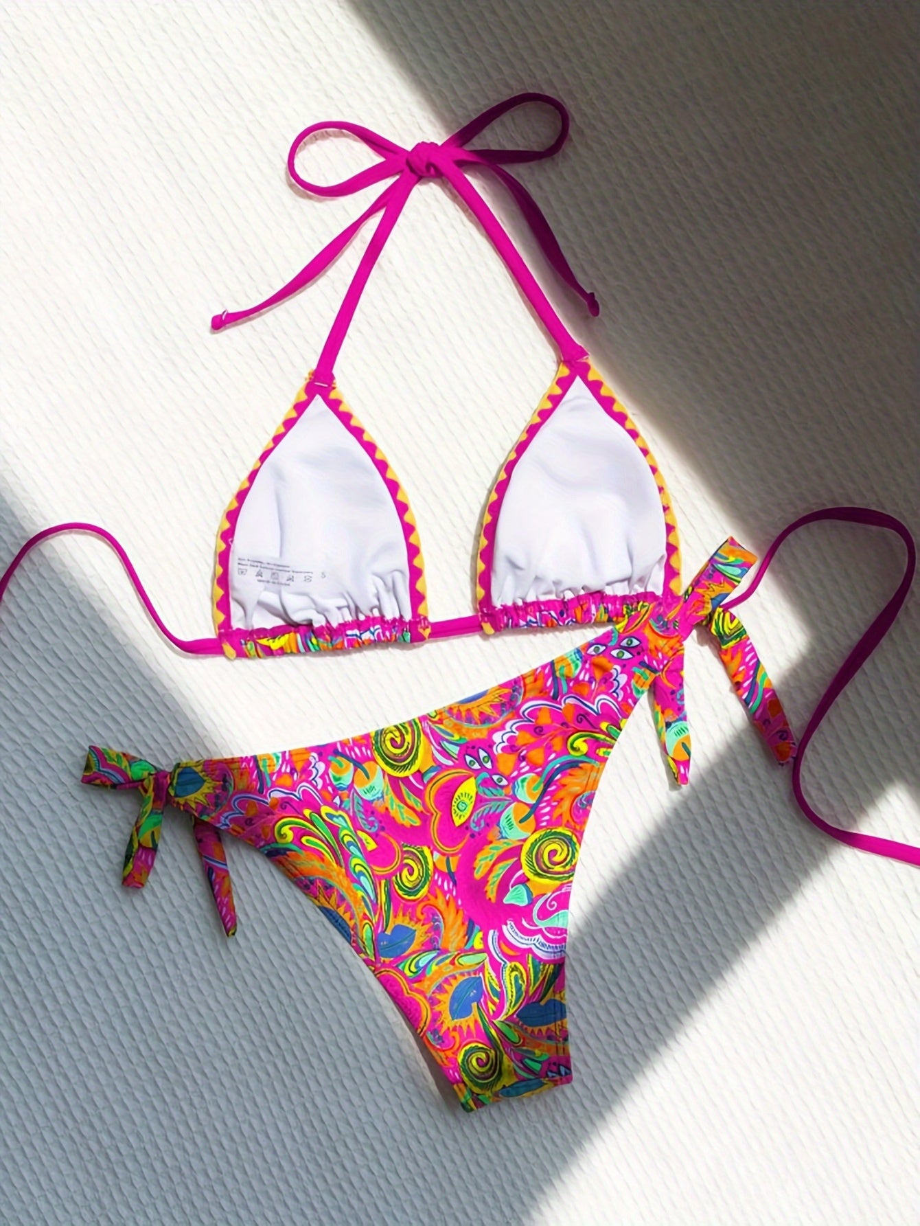 Maillots de bain bikini dos nu à bretelles