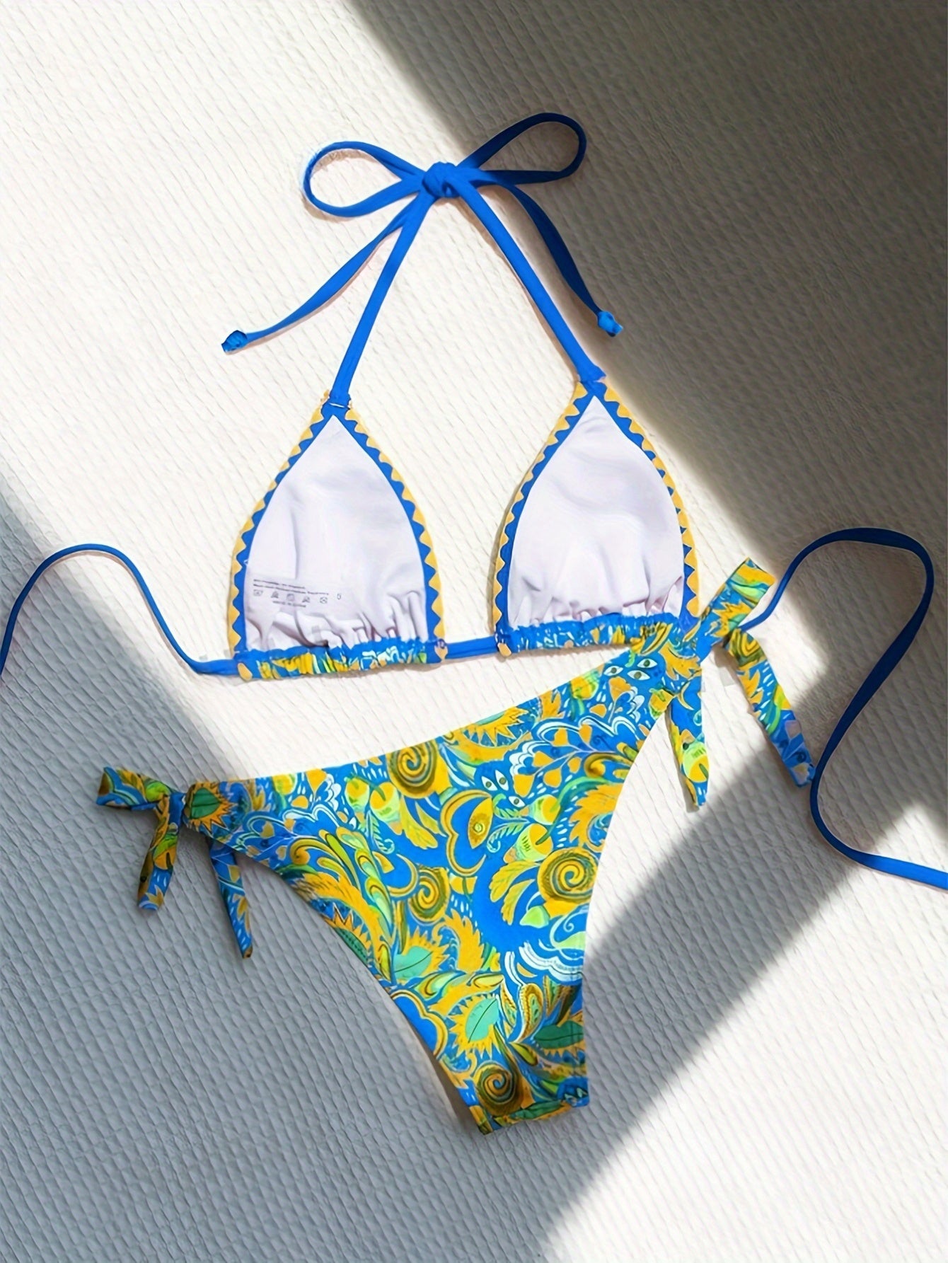 Maillots de bain bikini dos nu à bretelles
